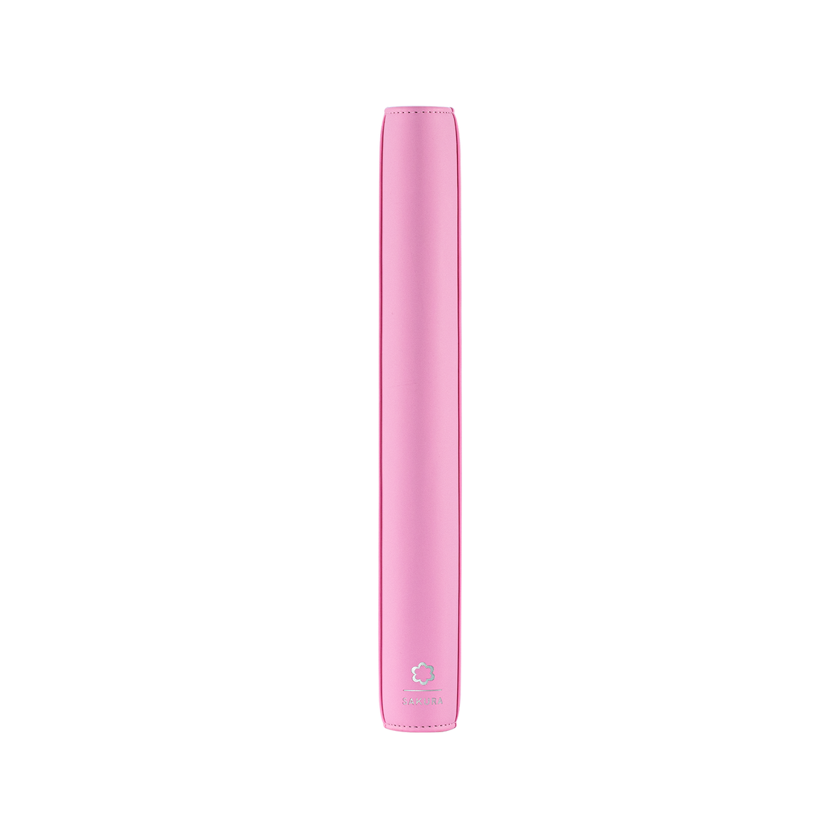 Spine view of the Pink SAKURA Art Series card binder