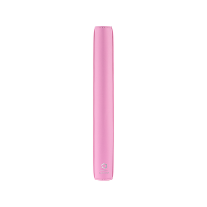 Spine view of the Pink SAKURA Art Series card binder