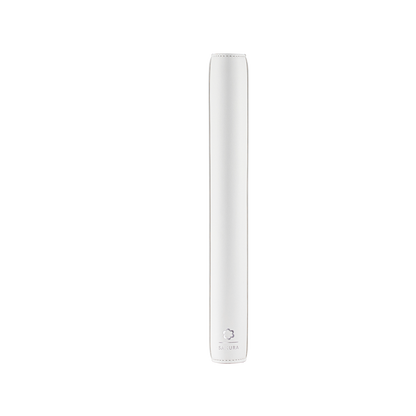 Spine view of the White SAKURA Art Series card binder