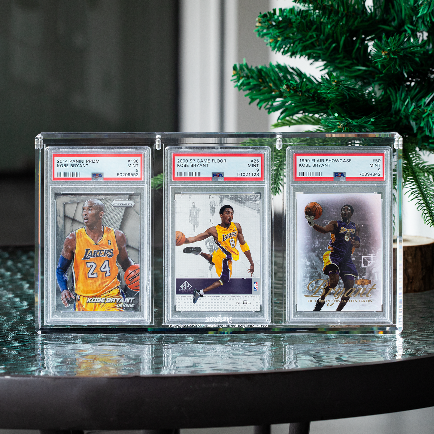 Clear Sanseking 3-slot acrylic graded card display case - view 11