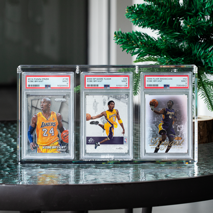 Clear Sanseking 3-slot acrylic graded card display case - view 11