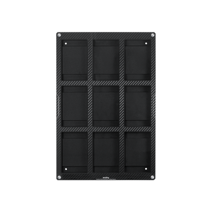 Sanseking 9-slot BGS graded card display frame front view with cards