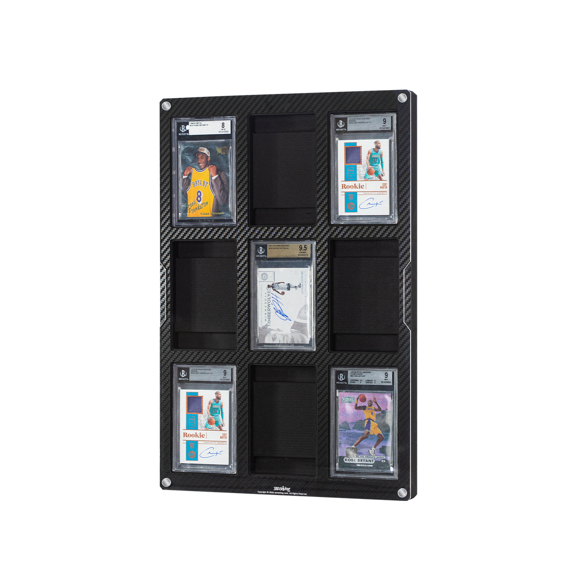 Sanseking 9-slot BGS graded card display frame frame without cards