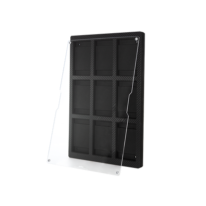Sanseking 9-slot BGS graded card display frame open magnetic panel