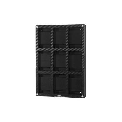Sanseking 9-slot 35pt magnetic card holder display frame acrylic front view
