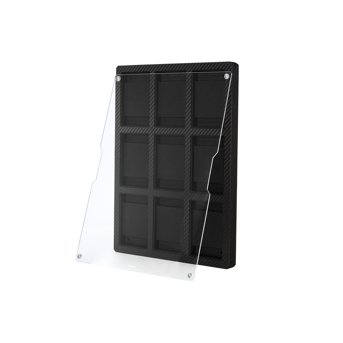 Sanseking 9-slot 35pt magnetic card holder display frame open magnetic panel