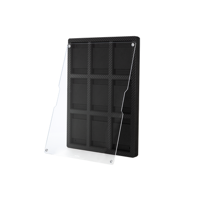 Sanseking 9-slot 35pt magnetic card holder display frame open magnetic panel