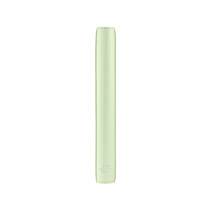 Sanseking AXIS-SK Light Green 9-pocket trading card binder spine view