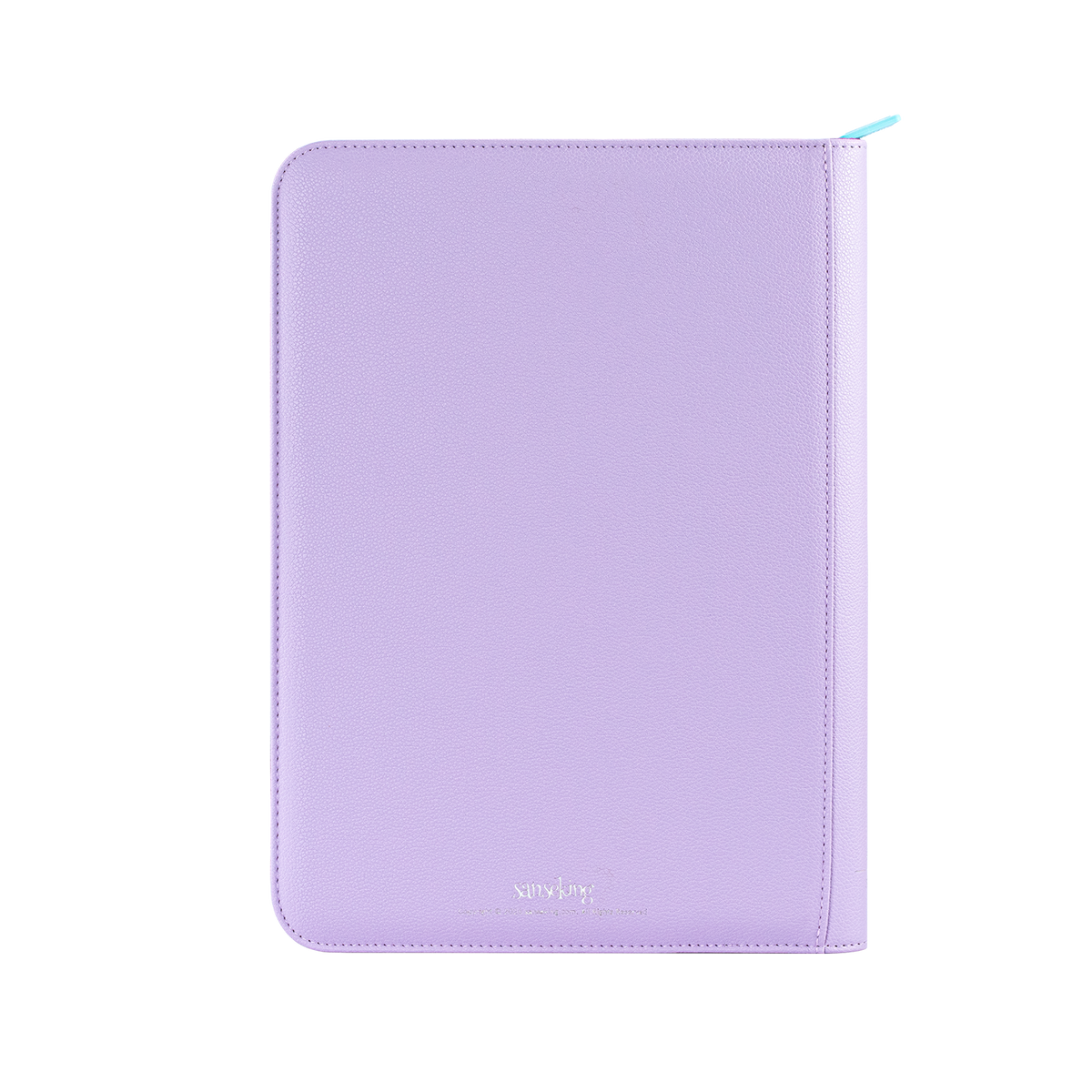 Sanseking AXIS-SK Purple 9-pocket trading card binder back view