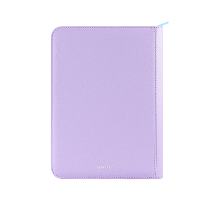 Sanseking AXIS-SK Purple 9-pocket trading card binder back view