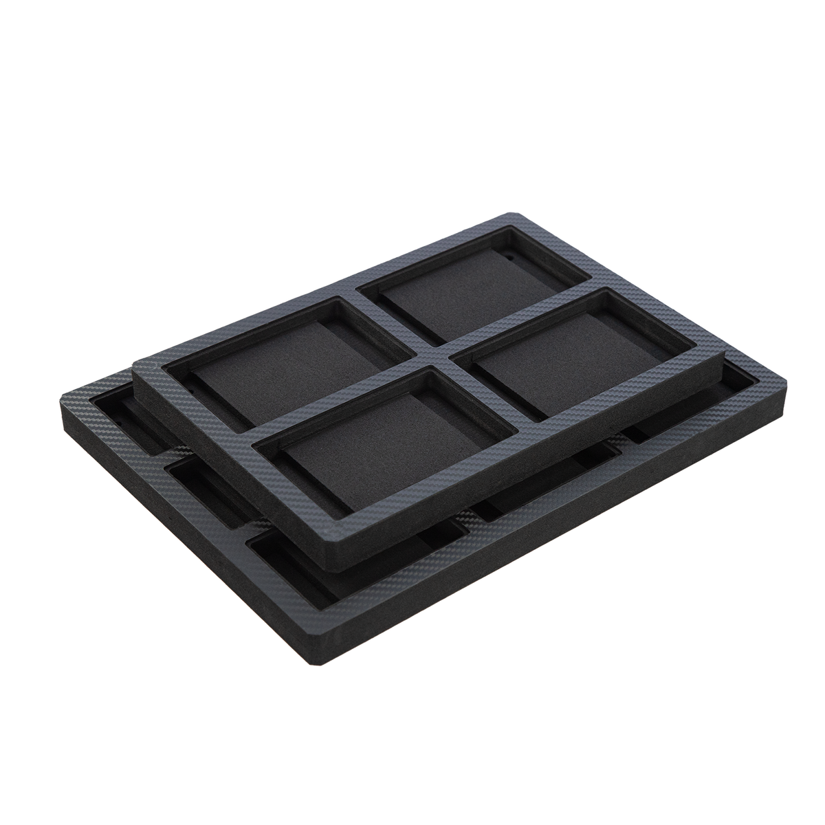 Layered construction of Sanseking card display frame