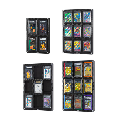 Four display frame formats for SGC BGS magnetic holders and FangXia protectors