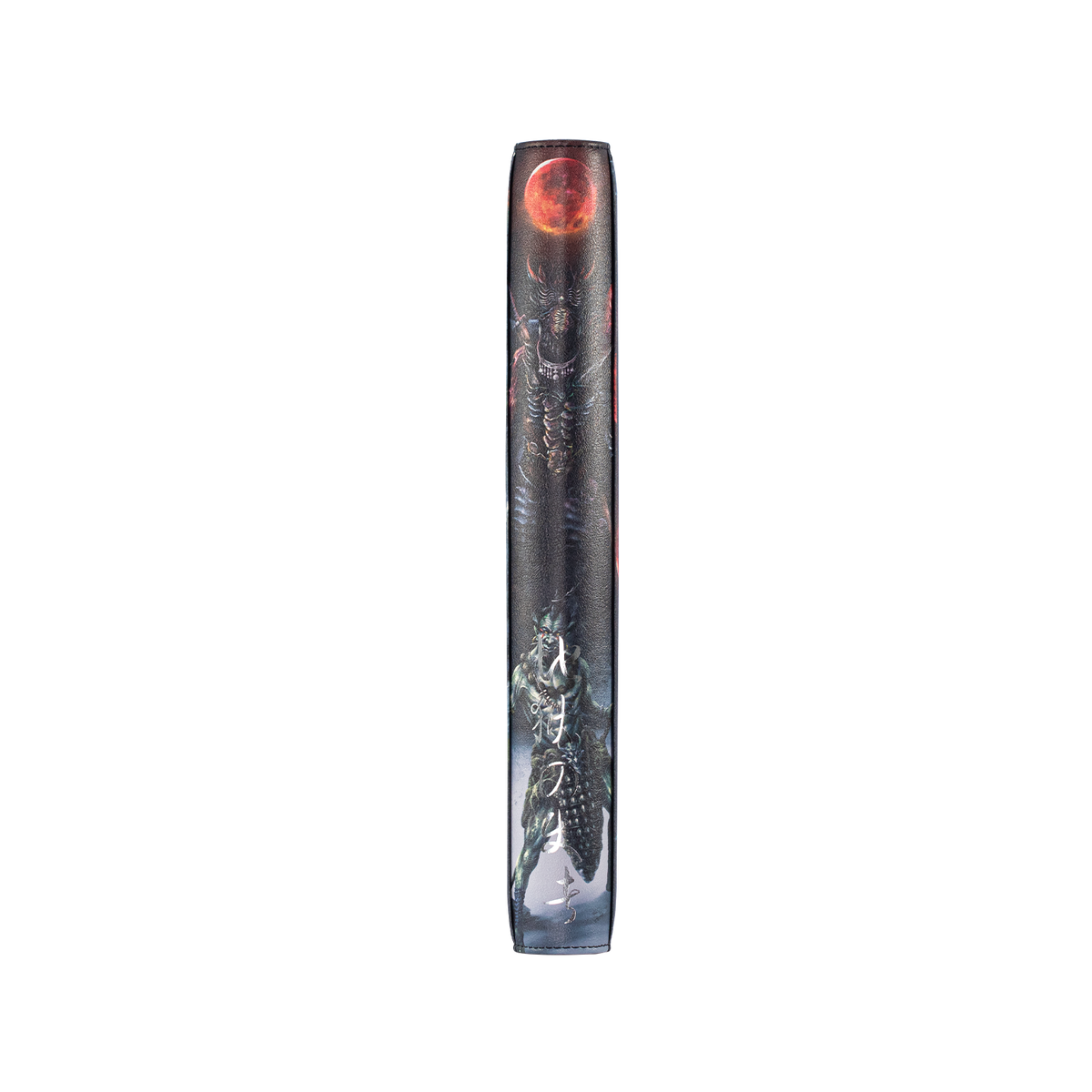 Hellbringer card binder spine with illustrated artwork