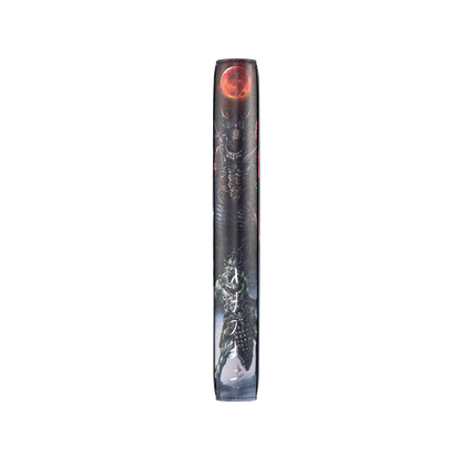 Hellbringer card binder spine with illustrated artwork