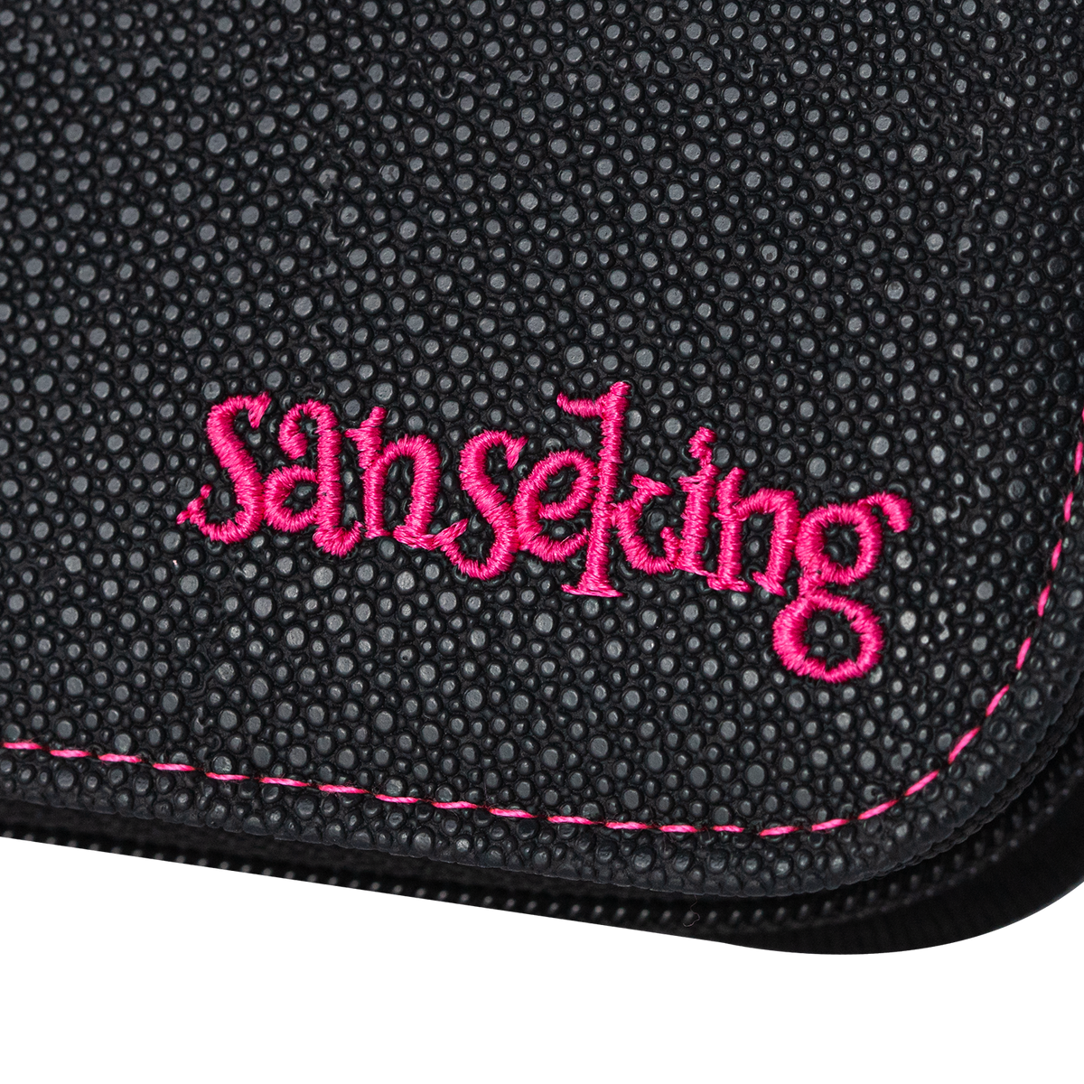 Black Sanseking PORT one-pocket toploader binder detail view 6