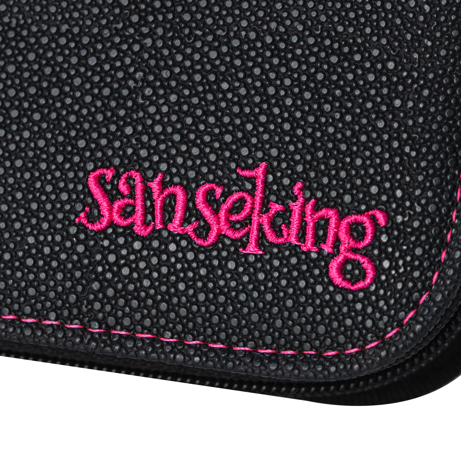 Black Sanseking PORT one-pocket toploader binder detail view 6