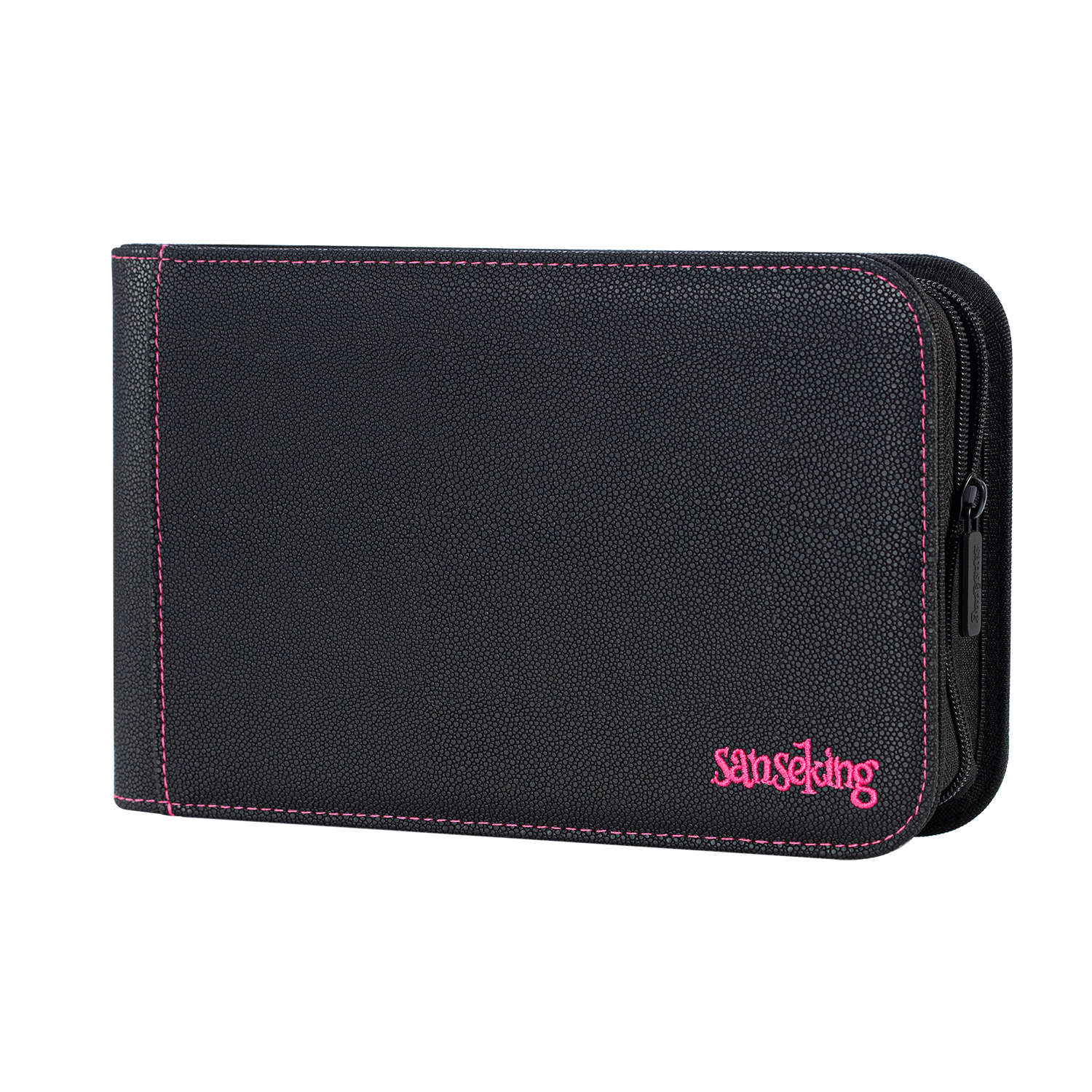 Black Sanseking PORT two-pocket toploader binder detail view 11