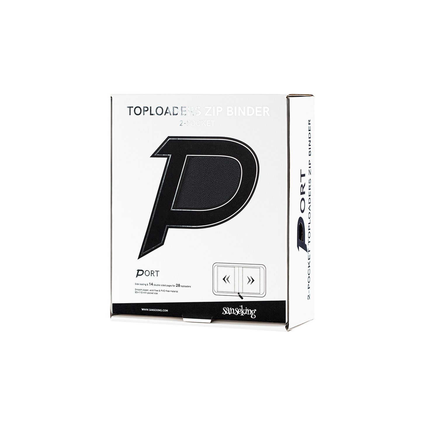 Sanseking PORT one-pocket toploader binder packaging