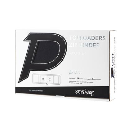 Sanseking PORT two-pocket toploader binder packaging