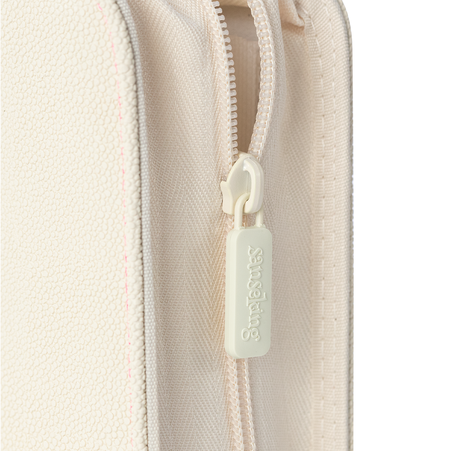White Sanseking PORT one-pocket toploader binder detail view 5