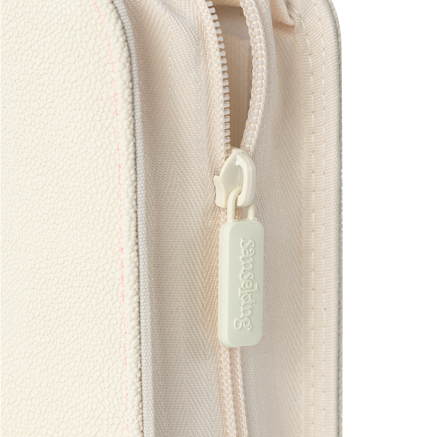White Sanseking PORT one-pocket toploader binder detail view 5