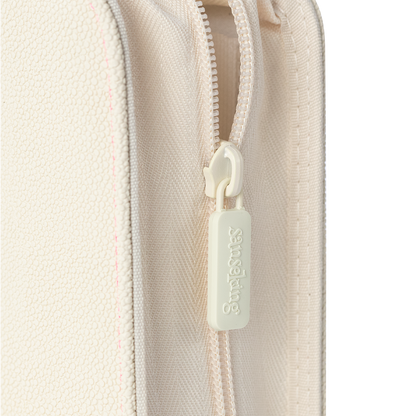 White Sanseking PORT one-pocket toploader binder detail view 5
