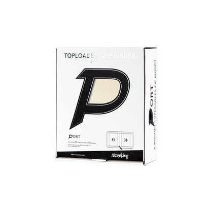 Sanseking PORT toploader binder packaging view 1