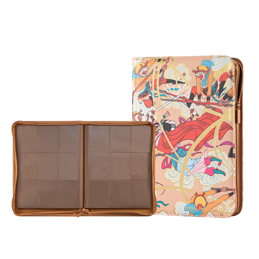 Three Battles with the White Bone Demon binder front and open pages