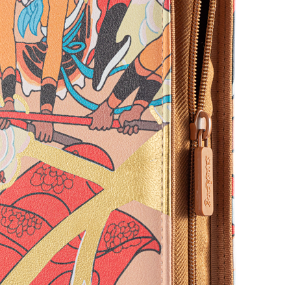 Three Battles with the White Bone Demon binder zipper pull close up