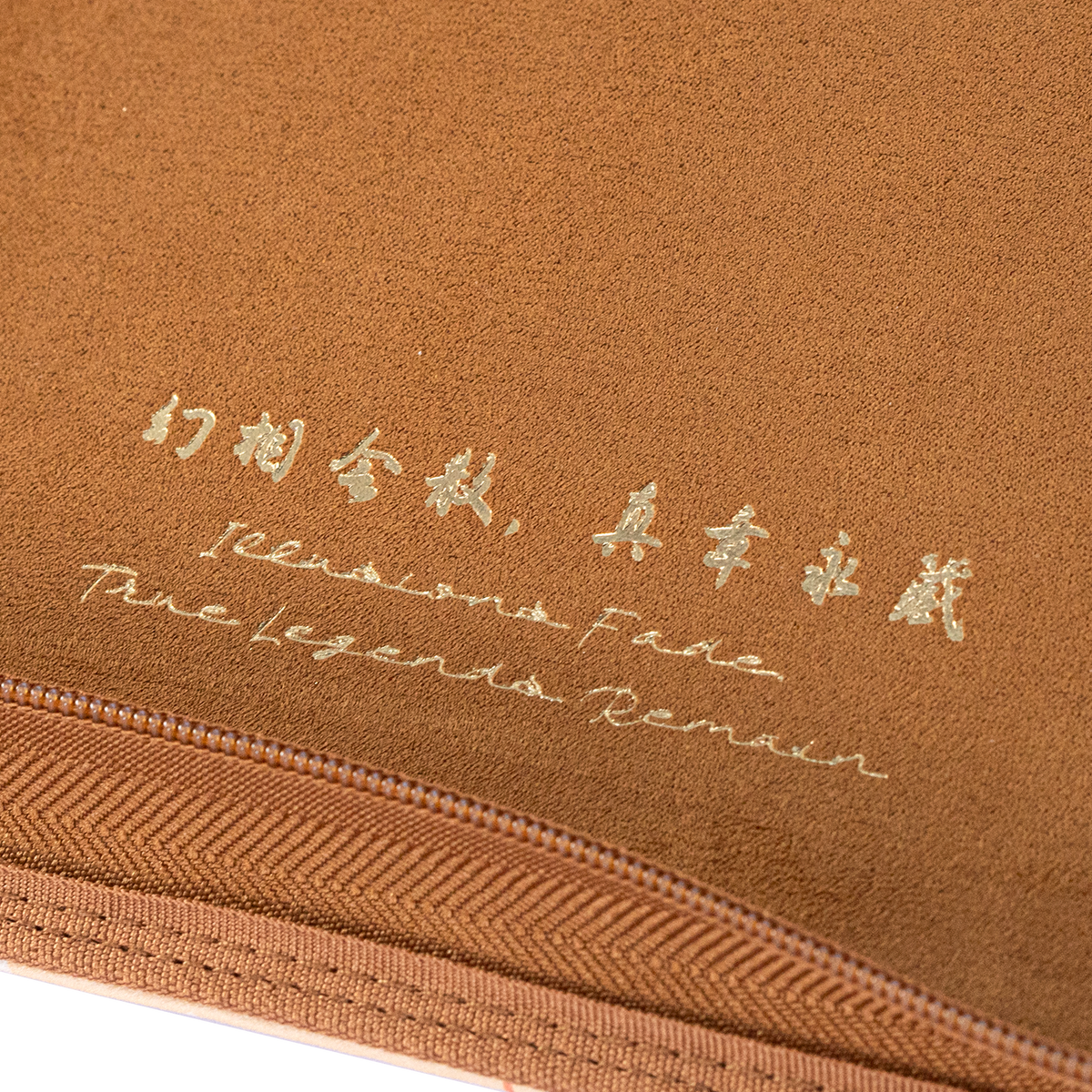Three Battles with the White Bone Demon binder gold Chinese lettering detail