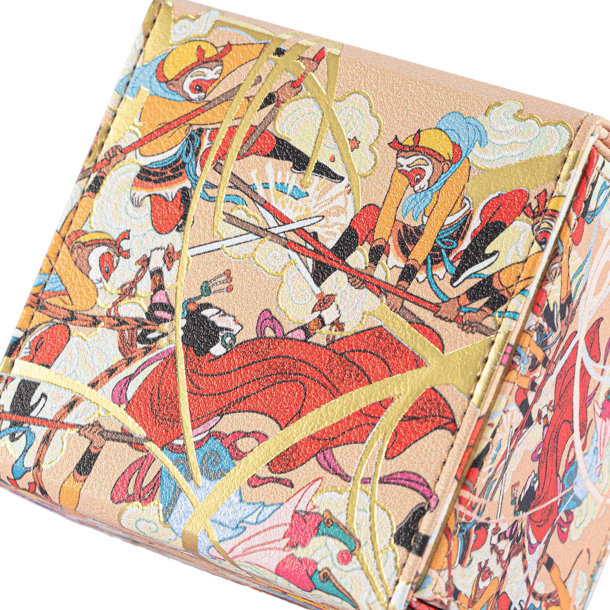 Three Battles with the White Bone Demon deck box illustrated cover close up