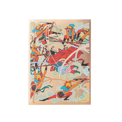 Three Battles with the White Bone Demon printed card sleeve back artwork