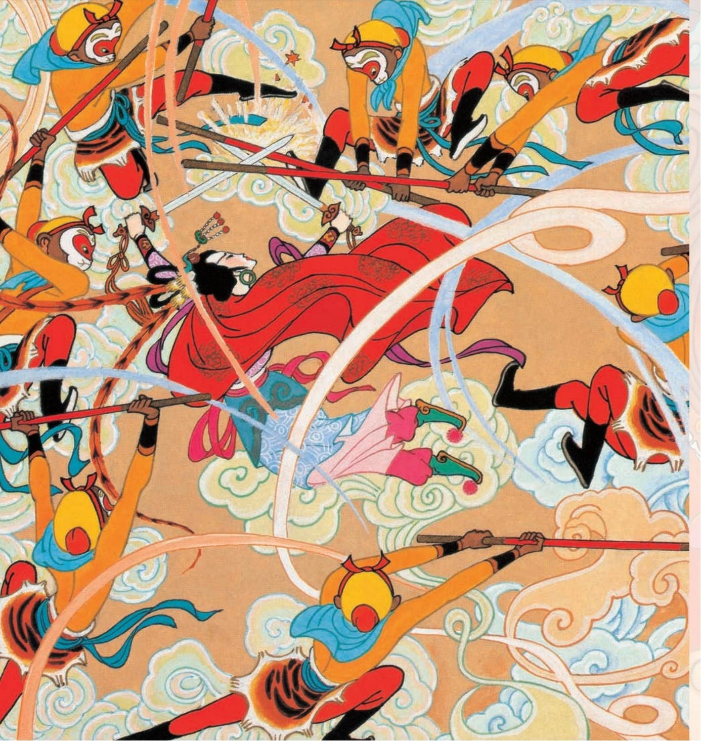 Three Battles with the White Bone Demon illustration